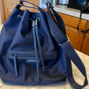 Longchamp Navy Blue Crossbody Bag